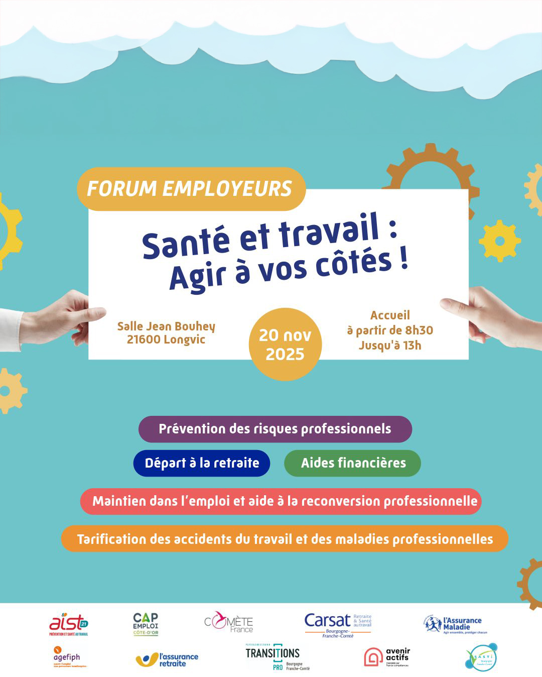 Événement santé au travail par la Carsat BFC