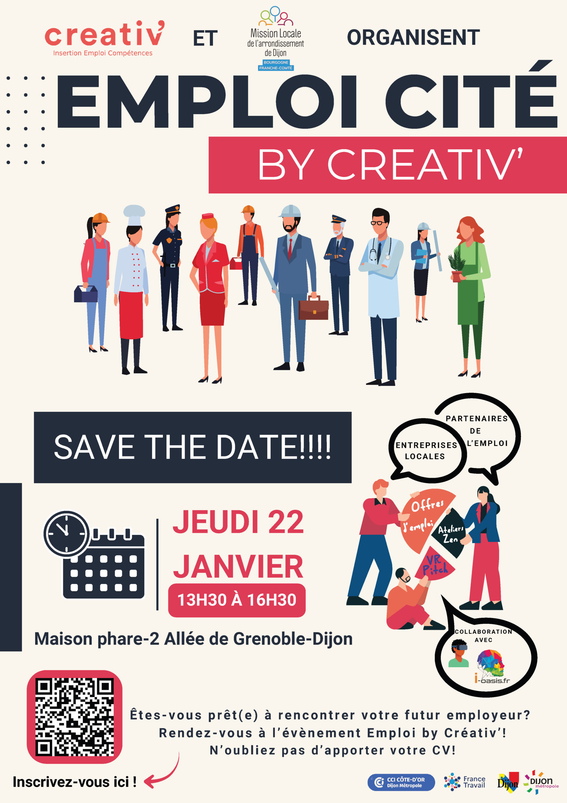 Mon CEP x forum emploi cité Dijon